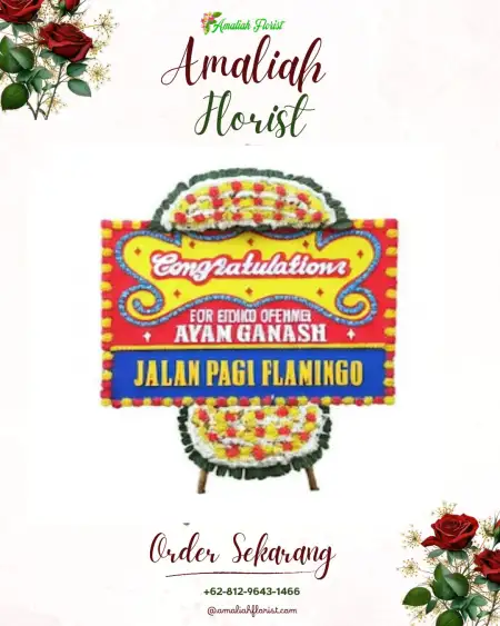 Sewa Papan Bunga Bakbakan